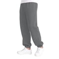 thumbnail image 2 of Splozh Pants for Toddler Boys Girls Wide Leg Sweatpants Kids Baggy Casual Elastic Waist Track Sweat Pants with Pockets Streetwear,Dark Gray,13-14 Years, 2 of 6