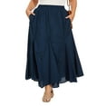 thumbnail image 5 of Beautybatik Oat Women Cotton BOHO Gypsy Long Maxi Godet Flare Skirt 2X, 5 of 5