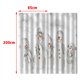thumbnail image 5 of de cortinas de de tela para cortina de de 2 paneles, decoración de con ganchos, impermeable, lavable, 85x200cm Style2, 5 of 9