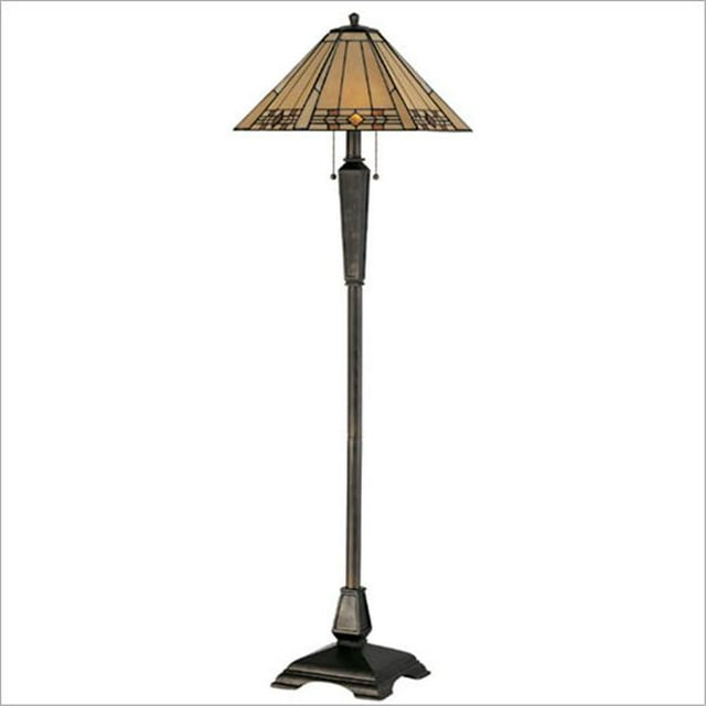 Kenroy Home 33043BRZ Lampe de Sol en Osier - Finition Bronze