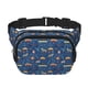 thumbnail image 1 of Disketp French Bulldog Dog In Beret Riñonera de Doble Capa, Bolsa de Cintura Ajustable para Viajes, Correr y Senderismo, Riñonera Ligera para Hombre y Mujer, 1 of 9