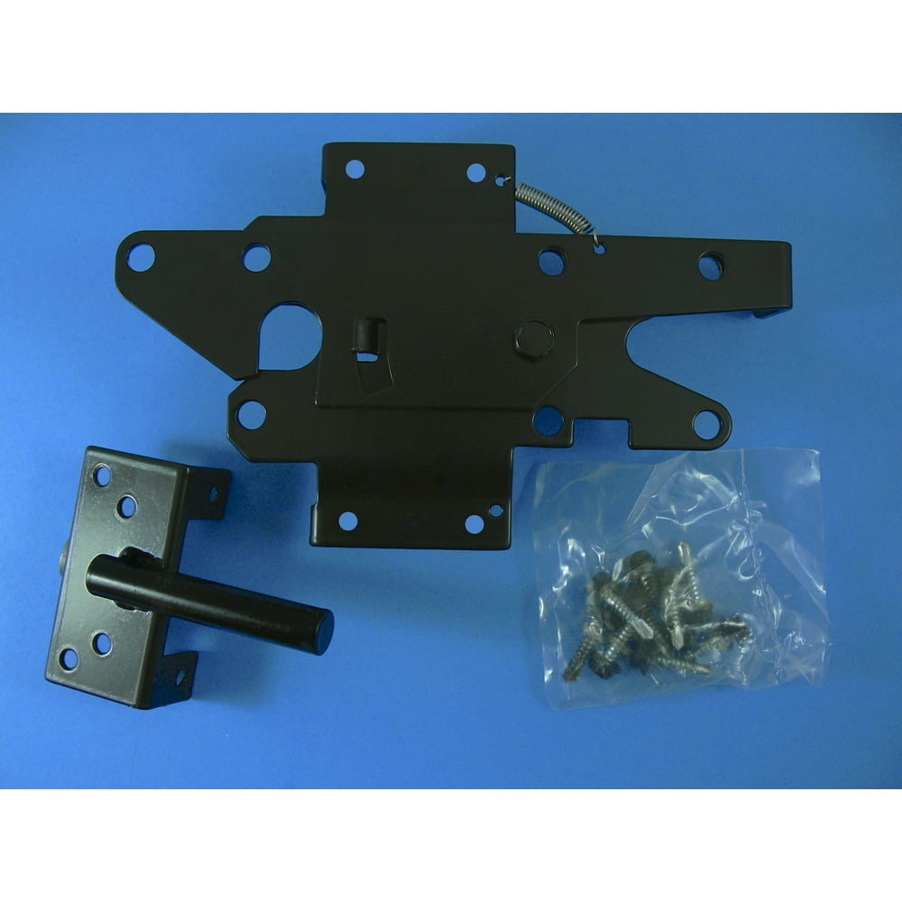 Vinyl Gate Latch BLACK (for Vinyl, Wood, PVC etc Fencing) Fence Gate