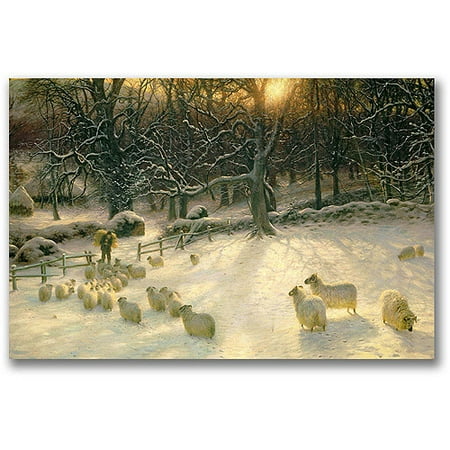 Photo 1 of *LIKE NEW*Trademark Fine Art "The Shortening Winter's Day" by Joseph Farquharson