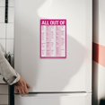 thumbnail image 4 of Knock Knock All Out Of Pad Grocery List Note Pad, 6 x 9-inches (Pink), 4 of 6