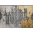 thumbnail image 2 of Addison Rugs Mayfield Premium Machine Washable Transitional Abstract Gold Rectangle Rug, 1'8" x 2'6", 2 of 6