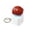 White, variant on Quacking Dance Toy Keychain Stress Reliever Squeaky Educational Interactive Caps Keychain for Kids Adults