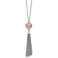 thumbnail image 2 of Sterling Silver Reflections Rhodium-plated Tassel 27.5in Necklace - 27.5" Chain, 2 of 6