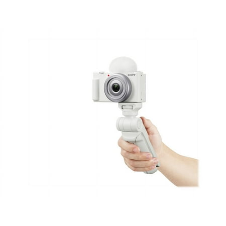 Sony - ZV-1F Vlog Camera for Content Creators and Vloggers - White