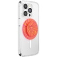 thumbnail image 2 of PopSockets Phone Grip for MagSafe, Magnetic Holder, Phone Stand, Hot Pink - Swirl Aviation Orange, 2 of 3
