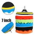 thumbnail image 1 of 3″/5″/6″/7" Polishing Waxing Buffing Pad Sponge Kit Set for Car Polisher, 1 of 1
