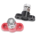 thumbnail image 6 of PIT66 Red & Black Junction Block Power Post Set Insulated Terminal Stud 3/8" Stainless, 6 of 9