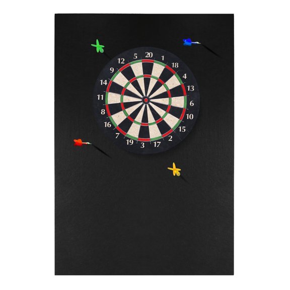 Dart Board Wall Protectors, 36" H X 24" W X 0.5" Thickness, Felt Wall Tiles Dart Board Wall Surround Protector, Cork Board Alternative