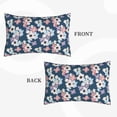 thumbnail image 2 of Daiia Flowers Bedding Waterproof Pillow Protector Zippered Queen – Bed Bug Proof Pillow Encasement-14"x20", 2 of 6