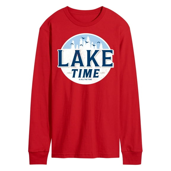Instant Message - Lake Time - Men's Long Sleeve T-Shirt