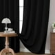 thumbnail image 5 of Juego de cortinas opacas CUCRAF negras de 244 cm de longitud, 2 paneles, 5 of 9