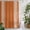 Orange, variant on Sage Green Striped Shower Curtain - Water Repellent Fabric Shower Curtains Washable, Farmhouse White Stripes Aesthetics Decorative Polyester Cloth Bathroom Curtains Modern Bath Decor 36"x72"