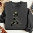 thumbnail image 4 of Christmas Sweatshirt for Women Long Sleeve Crewneck Printed Pullover Top Dark Gray-1 L, 4 of 8