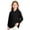 10# Black, variant on School Uniform for Girls Long Sleeve Polo Shirt with Collar Button Up Kids Back to School for Girls Fall Polo Shirts Orange,12-13 Years