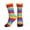 1 Black, variant on Men's Colorful Serape Novelty Athletic Socks Women's Digital Printing Funky Patterned Crew Socks