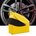 thumbnail image 4 of Rueda de coche pulido esponja para encerar cepillo lavado limpieza contorno de neumáticos limpieza de neumáticos, 4 of 7