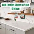thumbnail image 2 of Christmas House “Have Yourself a Merry Little Christmas” Oven Mitt and Pot Holder Set with BONUS LaPrima Morceau Bonbon – Red Truck and Barn Farmhouse Holiday Kitchen Set, 2 of 6