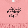 thumbnail image 4 of Inktastic Life's a Garden, Dig It Girls Baby Dress, 4 of 5