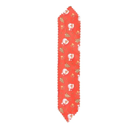 

wendunide home textiles Christmas Table Runner Holiday Table Runners For Dining Room Snowflake Snowman Table Runner For Christmas Table Decorations A
