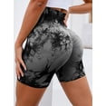 thumbnail image 4 of Pantalones cortos deportivos de yoga y fitness con cintura alta y efecto tie-dye para mujer, sin costuras, para abdomen y caderas ajustadas, Peach Hip Europa y Estados Unidos, 4 of 6