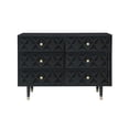 thumbnail image 2 of Linon Geo 6-Drawer Texture Dresser, Multiple Finishes, 2 of 7