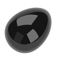 thumbnail image 1 of Obsidiana negra Natural, piedra de cristal con forma de bola, superficie lisa, colección, adornos para manualidades, 1 ud., 1 of 8