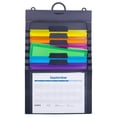 thumbnail image 5 of Smead Cascading Wall Organizer, 6 Pockets, Letter Size, Gray/Bright (92060), 5 of 9