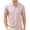 Pink, variant on Mens Striped Collared Golf Shirts Short Sleeve Lightweight Performance Moisture Wicking Tops Business Sport Daily Casual Outdoor Tees Pink M