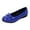 Blue, variant on Glitter Bow Wedges Ballet Flat Dress Shoes for Women Ladies Bride Wedding Spring Fall Leather Bowknot Round Toe Low Heel Ballerina Walking Loafers Black Size 6