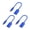 Blue, variant on 3Pcs Short Braided OTG Cable Type C To USB Converters Wire For External Devices Like Flash Drive Keyboards Mouse