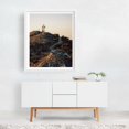 thumbnail image 2 of Signal Summit - Perama Greece Photography Landscape Mountain Rustic Nature Industrial Sunset Rural White Framed Wall Art Print 8 x 10 inches, 2 of 3