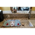 thumbnail image 2 of Winter Holiday Borzoi Dish Drying Mat, 2 of 7