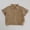 Khaki, variant on Daily Wear Baby Boys Polo Shirts Short Sleeve Solid Color Gentleman Style Collared Casual For Newborn Infant Wear Baby Tops