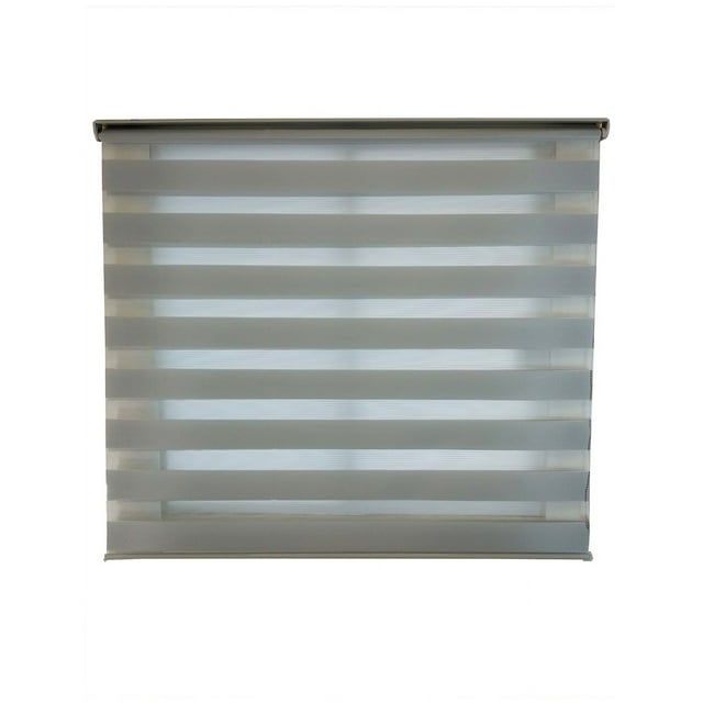 Persiana sheer elegance color gris, medida 200cm de ancho y 220cm de alto, controla la privacidad de luz. Vanguardista y lujoso.