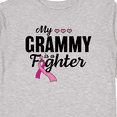 thumbnail image 4 of Inktastic Breast Cancer Awareness My Grammy is a Fighter Boys or Girls Long Sleeve Toddler T-Shirt, 4 of 5