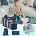 thumbnail image 3 of Clearance! Boovnll 6 Set Packing Cubes for Travel, Multi-Functional Sorting Packages, Suitcase Organizer Compression Packing Cubes for Travel Luggage & Accessories, Packing Cubes, 3 of 4