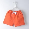thumbnail image 3 of PINQI Quick Drying Short Pants for Unisex Kids Children's Candy Colored Colored Cotton Shorts Sports Pants Spring Summer Elastic Waist Comfortable Casual Student Kindergarten Boys and Girls Shorts, 3 of 3