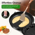 thumbnail image 2 of KEINVE 1500W Electric Griddle, 2-in-1 Indoor Griddle and Pizza Maker with 30-Min Timer and Auto Shut-Off, 12" 180&deg; Open for BBQ, Steak, Burgers,, 2 of 7