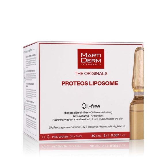 Ampolletas Faciales MartiDerm The Originals Hidratantes y Antioxidantes con Vitamina C y E para Piel
