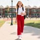 thumbnail image 4 of Cowsor Kids Solid Color Sweatpants Casual Elastic Waist Joggers Pants Comfort Loose Fit Athletic Pants Running Trousers, 4 of 6