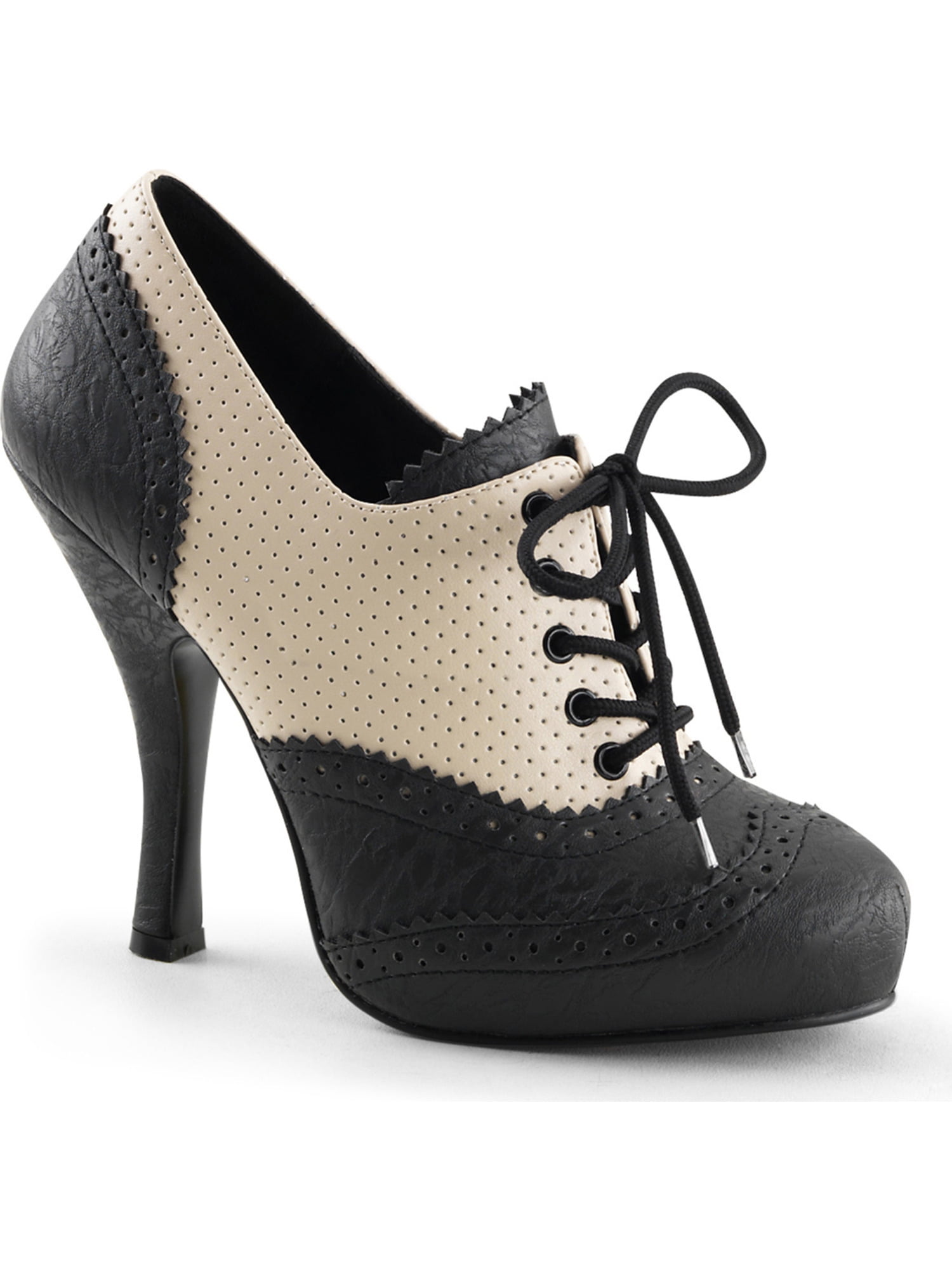 heeled oxford shoes womens