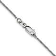 thumbnail image 4 of Auriga Fine Jewelry 10K White Gold 1 mm Wheat Chain Necklace for Women 20", 4 of 6