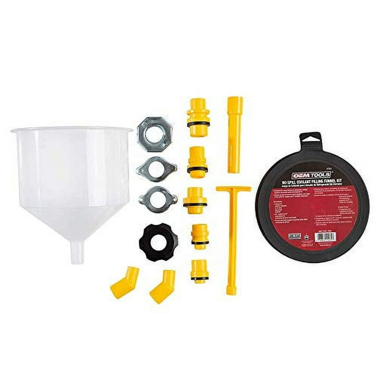  Sutekus Coolant Funnel Kit with Valve Switch No Spill