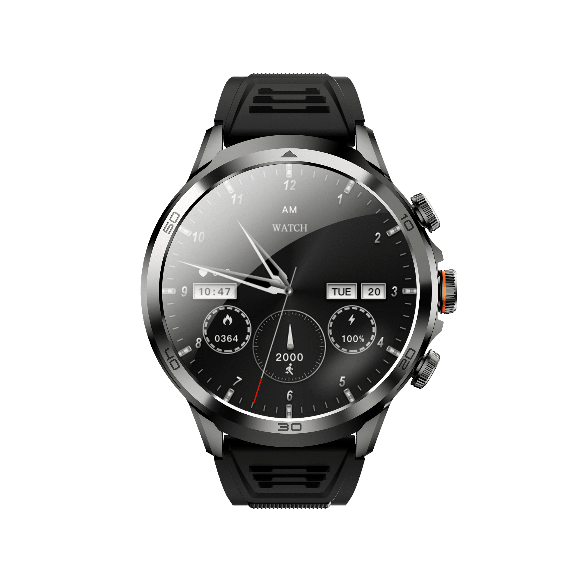 E EYAFA Android Smart Watch with SIM Card Slot, 3GB RAM + 32GB ROM, 1.95-Inch AMOLED Screen for Men and Women