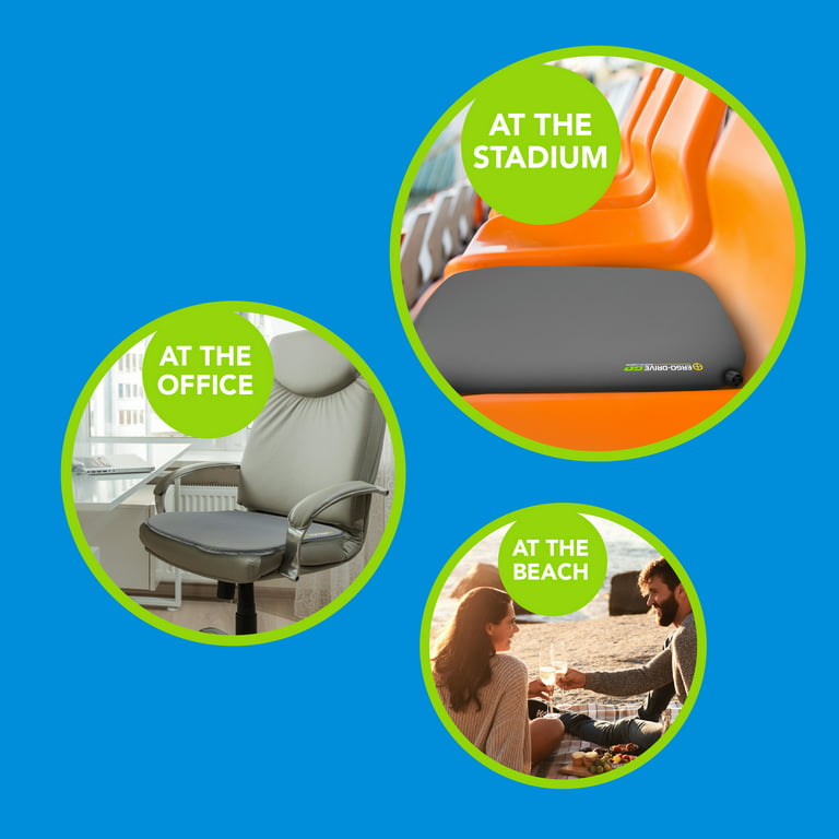 Self-Inflating Stadium Seat Cushion,Portable Travel Seat Cushion