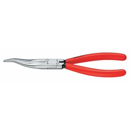 UPC: 0843221001674 | Knipex Bent Long Nose Plier 8  L 3/8  Jaw 38 31 200